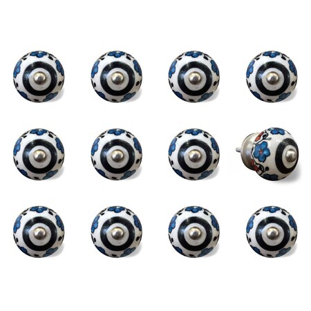 Decoracion K3550 Knob It - White Black & Navy, 12PK DE3092182